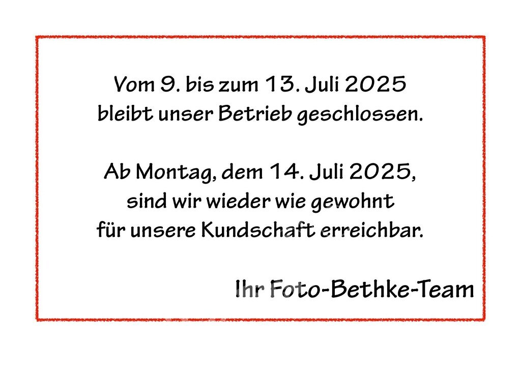 Juli Urlaub 2025