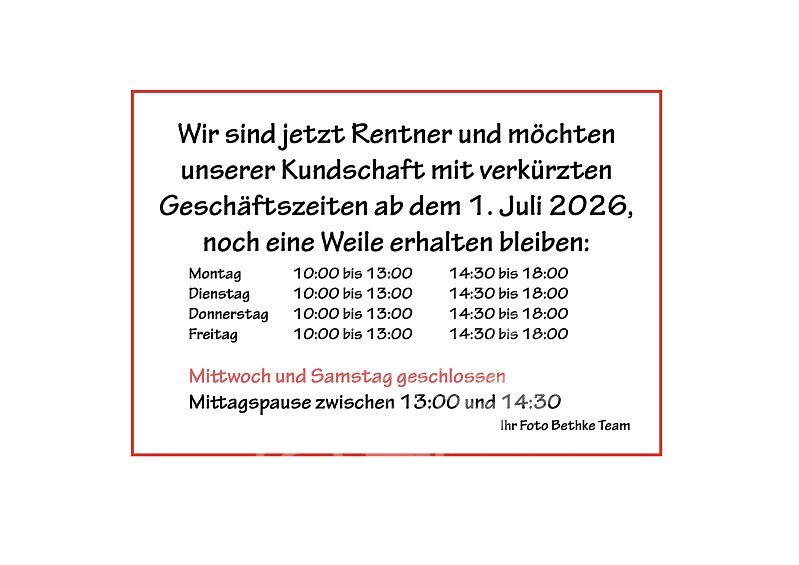 Bild von der Webseite von Foto Bethke Inh. Stefan Bethke Dipl. Ing. Stefan Bethke e.K.